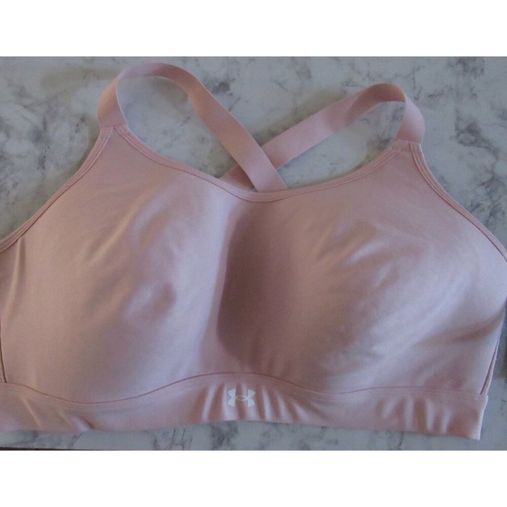 Under Armour Light Pink Crossback Sports Bra